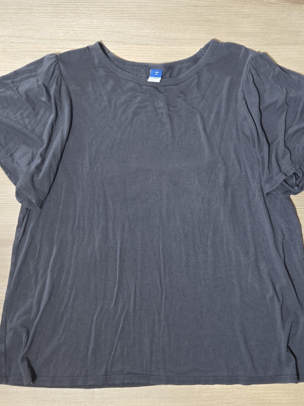 Old Navy Luxe Dark Gray Short-Sleeve Crew Tee